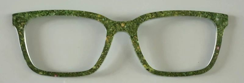 Larkin Topper; green glitter