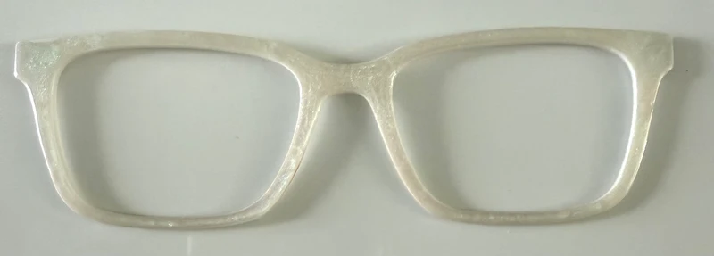 Larkin Topper; Pearl white blank