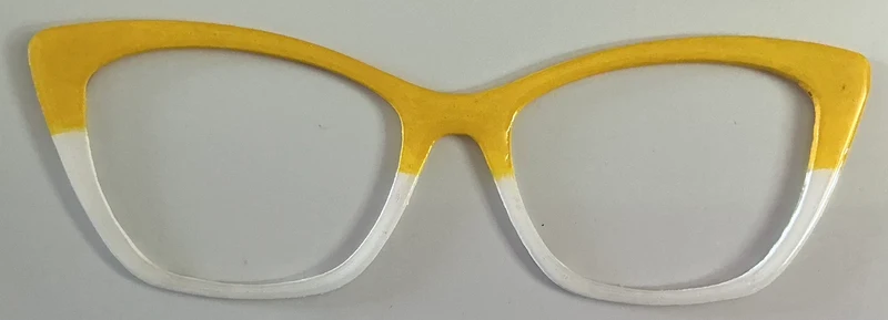 Wanda Topper; yellow/white split