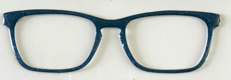 Casper Topper; blue glitter