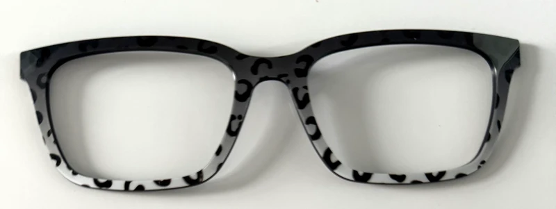 PAIR Larkin Topper; black leopard gradient