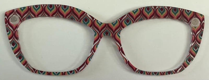 Wanzuri Topper; geometric swirl pattern