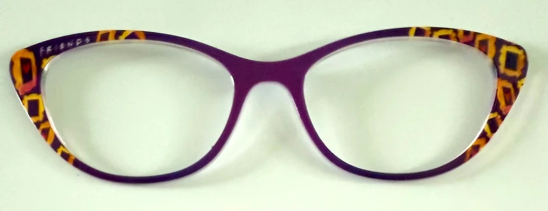 PAIR Ella Topper; Friends Gold Frame on purple