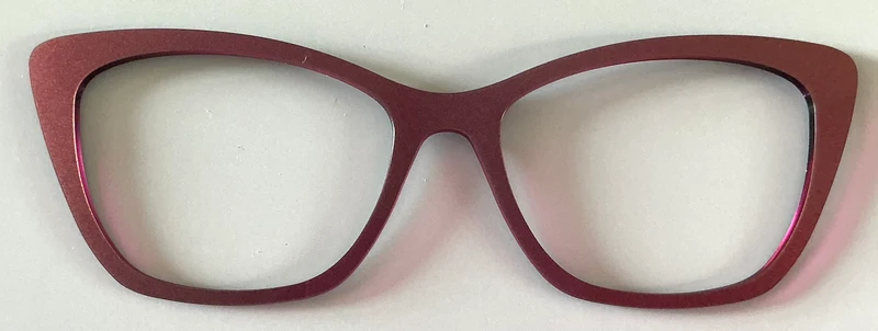PAIR Wanda Topper; The Burgundy Shimmer