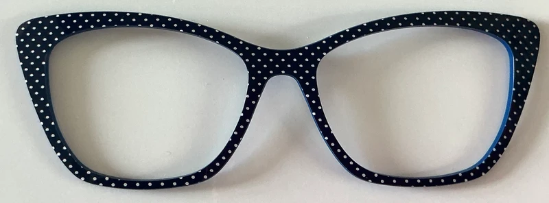 PAIR Wanda Topper; The Navy Pin Dot