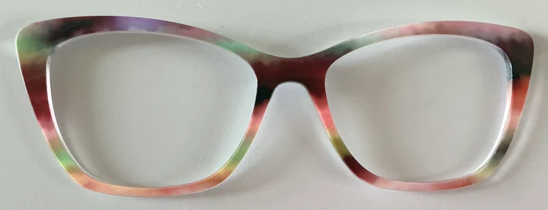 PAIR Wanda Topper; dark toned brushstrokes