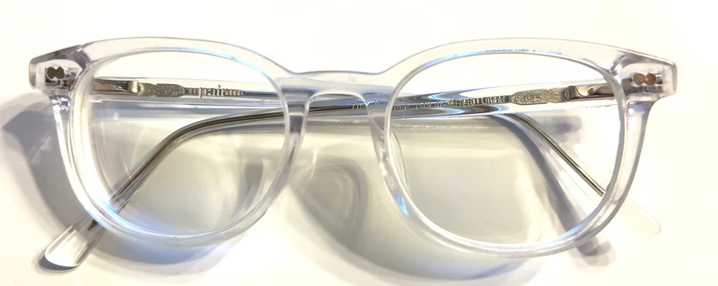 PAIR Reese Clear Frame-**thicker than normal