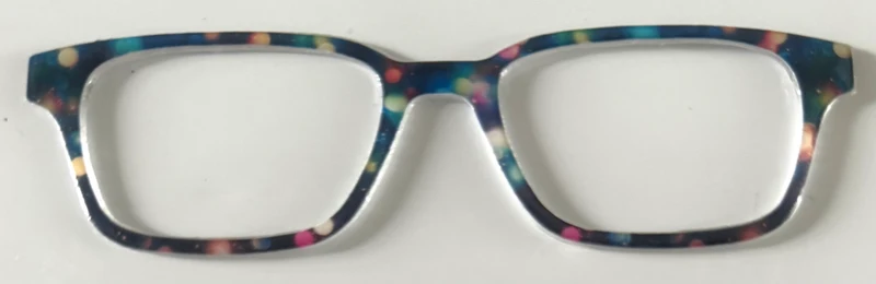 Finley Topper; multicolored bokeh dots