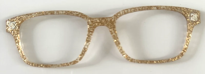PAIR Larkin Topper; gold sparkle