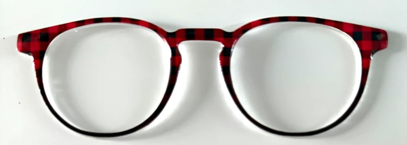 Soto Topper; buffalo plaid fade