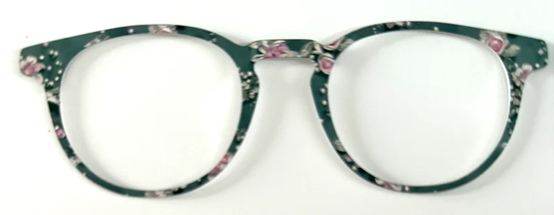Soto Topper; Metal; roses on sage green