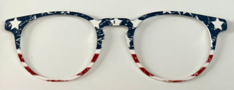 Soto Topper; Metal; American Flag