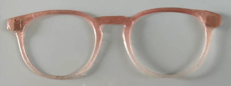 Soto Topper; flexi;peach fade with imperfections