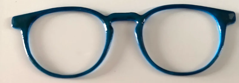 Soto Topper; blue resined