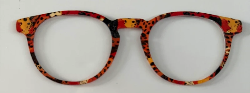 Soto Topper; yellow/orange/red spots