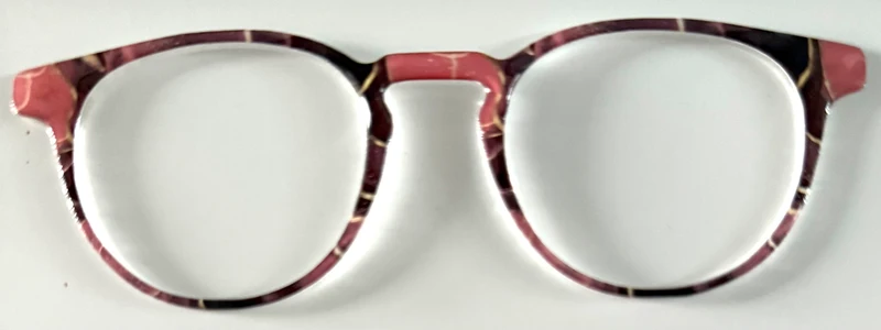 Soto Topper; pink and brown
