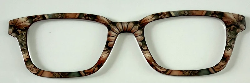 Finley Topper; brown damask