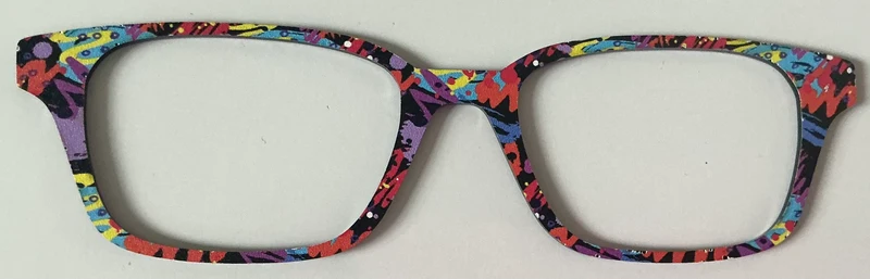 Finley Topper; multicolored paint splatter