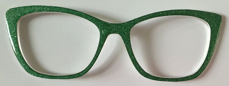 Wanda Topper; green glitter