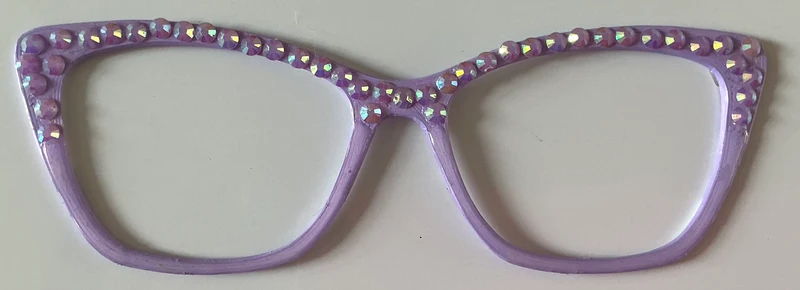 Wanda Topper; light purple with embellishments