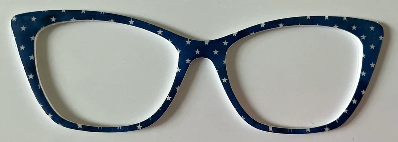 Wanda Topper; white stars on blue