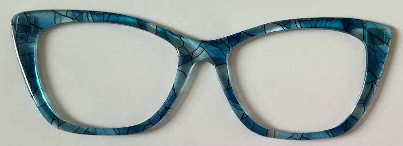 Wanda Topper; blue stones