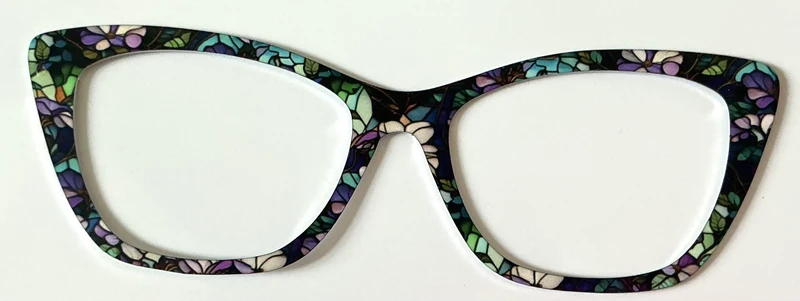 Wanda Topper; stained glass lotus