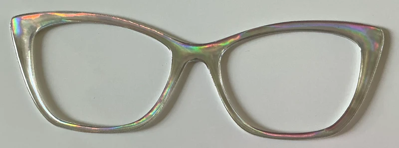Wanda Topper; silver shimmer and shine