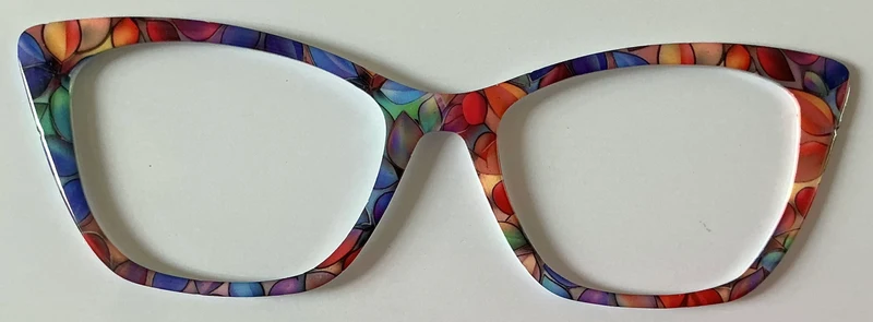 Wanda Topper; floral stained glass