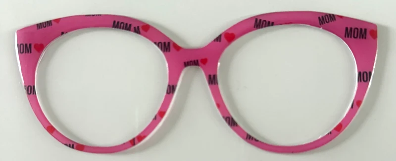 Zuri Topper; pink MOM with hearts