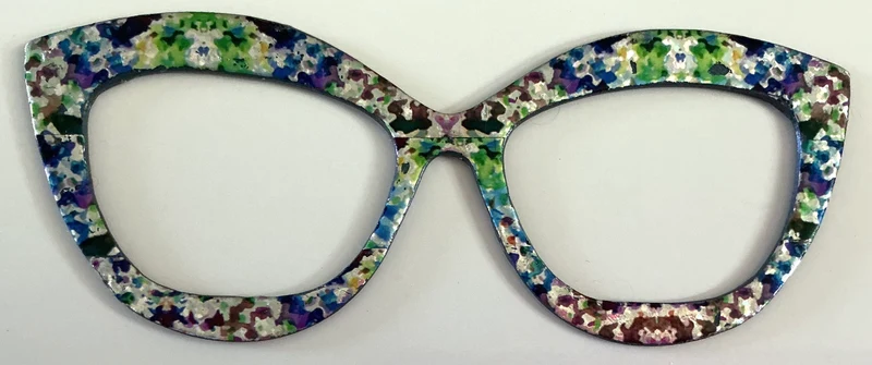Wanzuri Topper; multicolored paint splatter