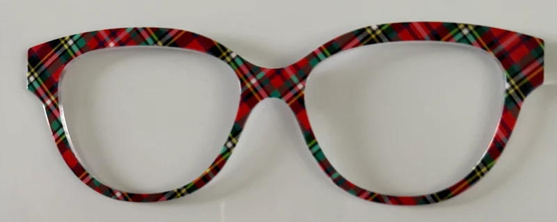PAIR Quinn Topper; Christmas Plaid