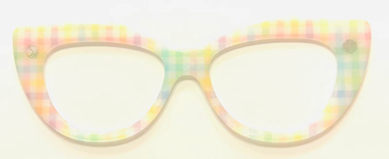 Quinn Topper; pastel plaid
