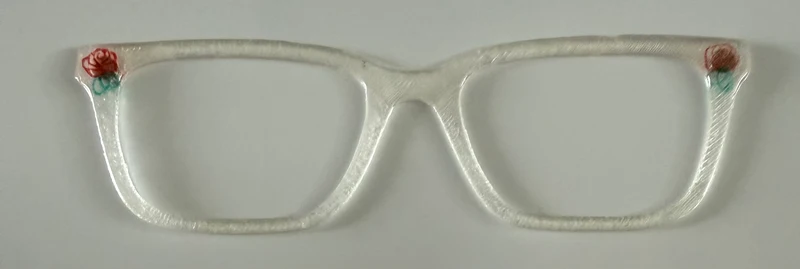 Larkin Topper; Busy Bee; flexi; white with roses