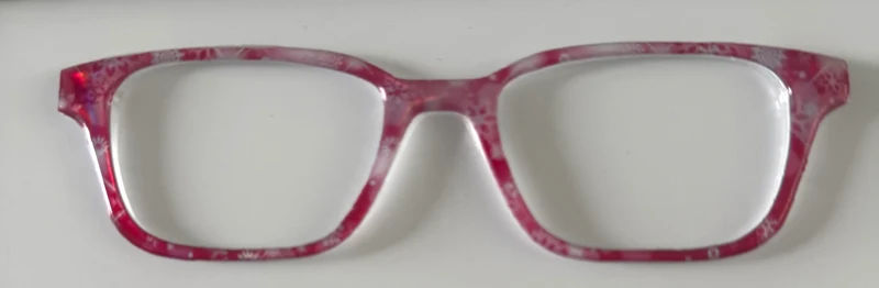 Finley Topper; pink snowflake shine