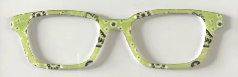 Finley Topper; bandana design; light green