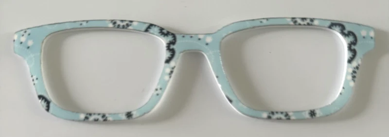 Finley Topper; bandana design; light blue