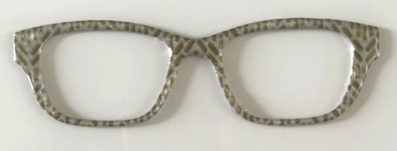 Finley Topper; Busy Bee; gold rods on dark gray