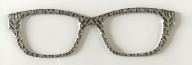 Finley Topper; Busy Bee; gold rods on light gray