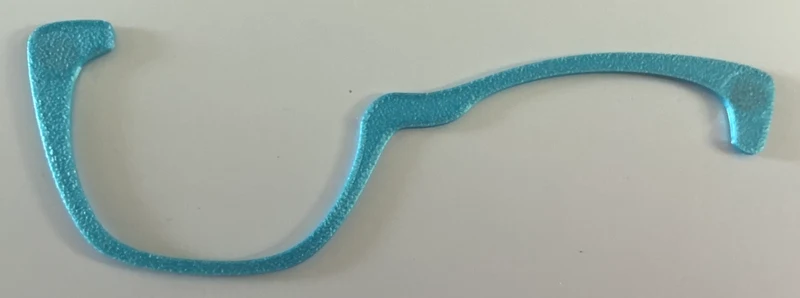 Wanda Half Topper; blue