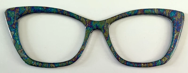 Wanda Topper; green ink design