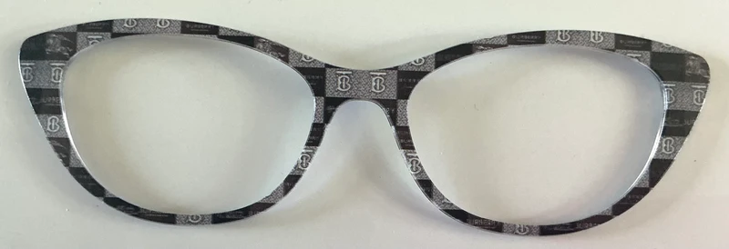 Ella Topper; black and gray square design