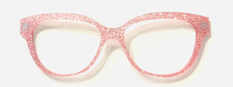 PAIR Quinn Topper; pink sparkle