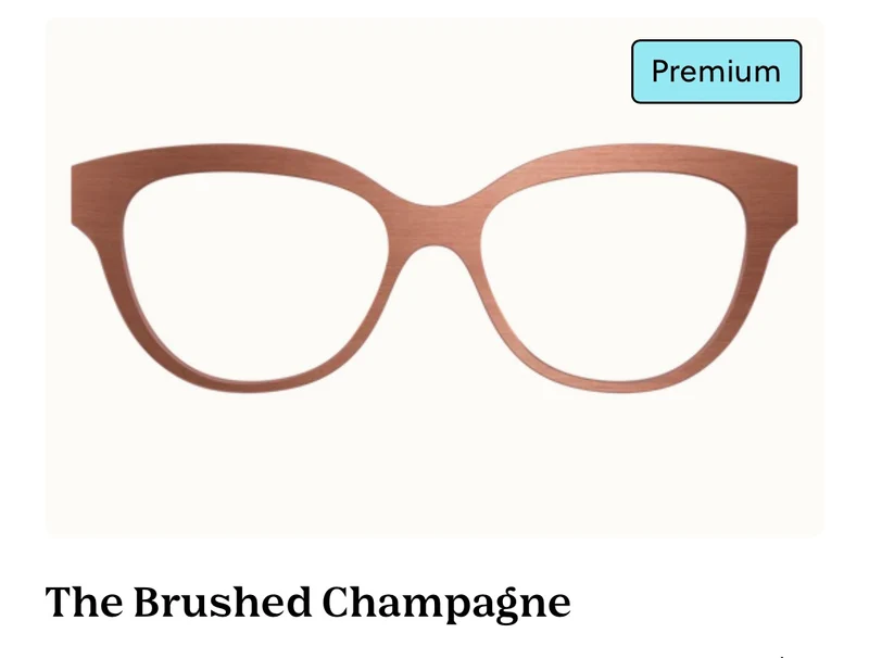 PAIR Premium Quinn Topper; The Brushed Champagne