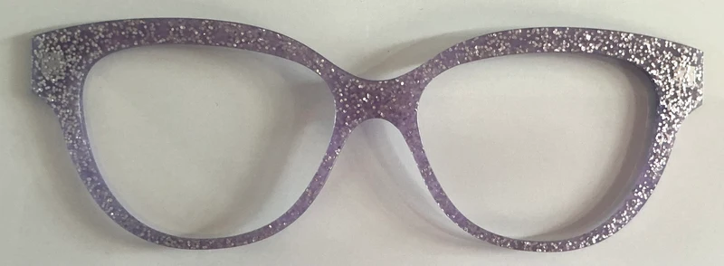 PAIR Quinn Topper; lavender sparkle