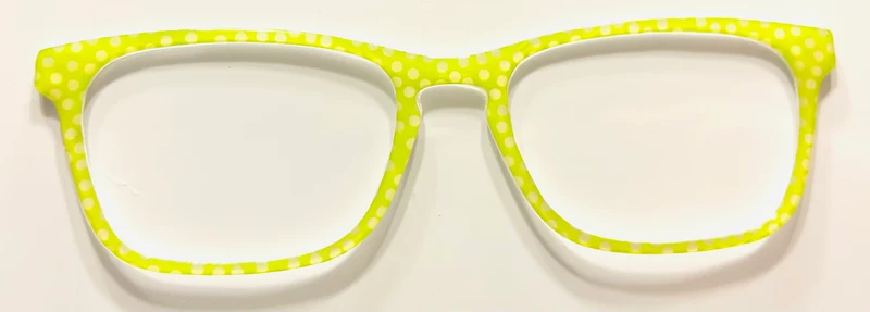 Casper Topper; light green with dots