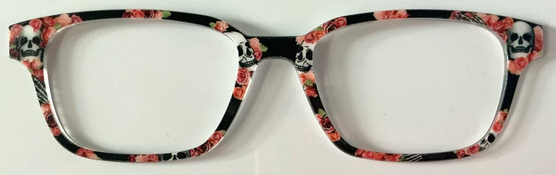 PAIR Finley Topper; skulls and roses