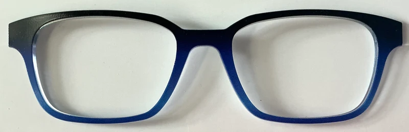 PAIR Finley Topper; black to blue gradient