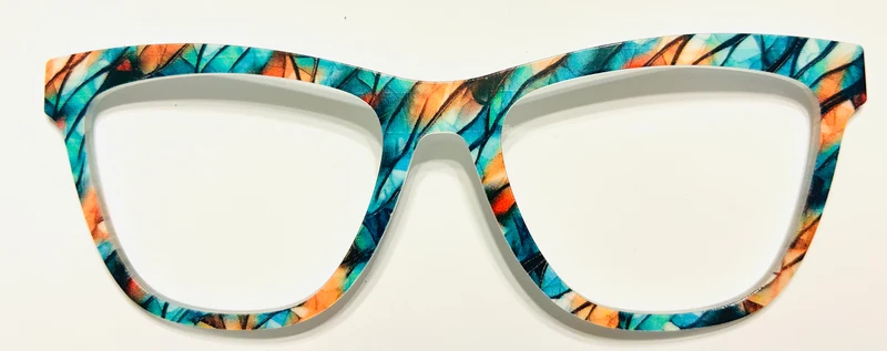 PAIR Harper Topper; Teal and Orange
