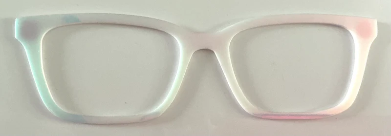 Larkin Topper; iridescent; blue toned